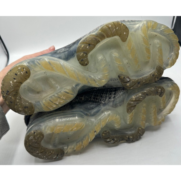 Nike VaporMax 2020 Flyknit Women's 7 Oreo Gray Black Running Shoes Sneakers - Picture 5 of 7